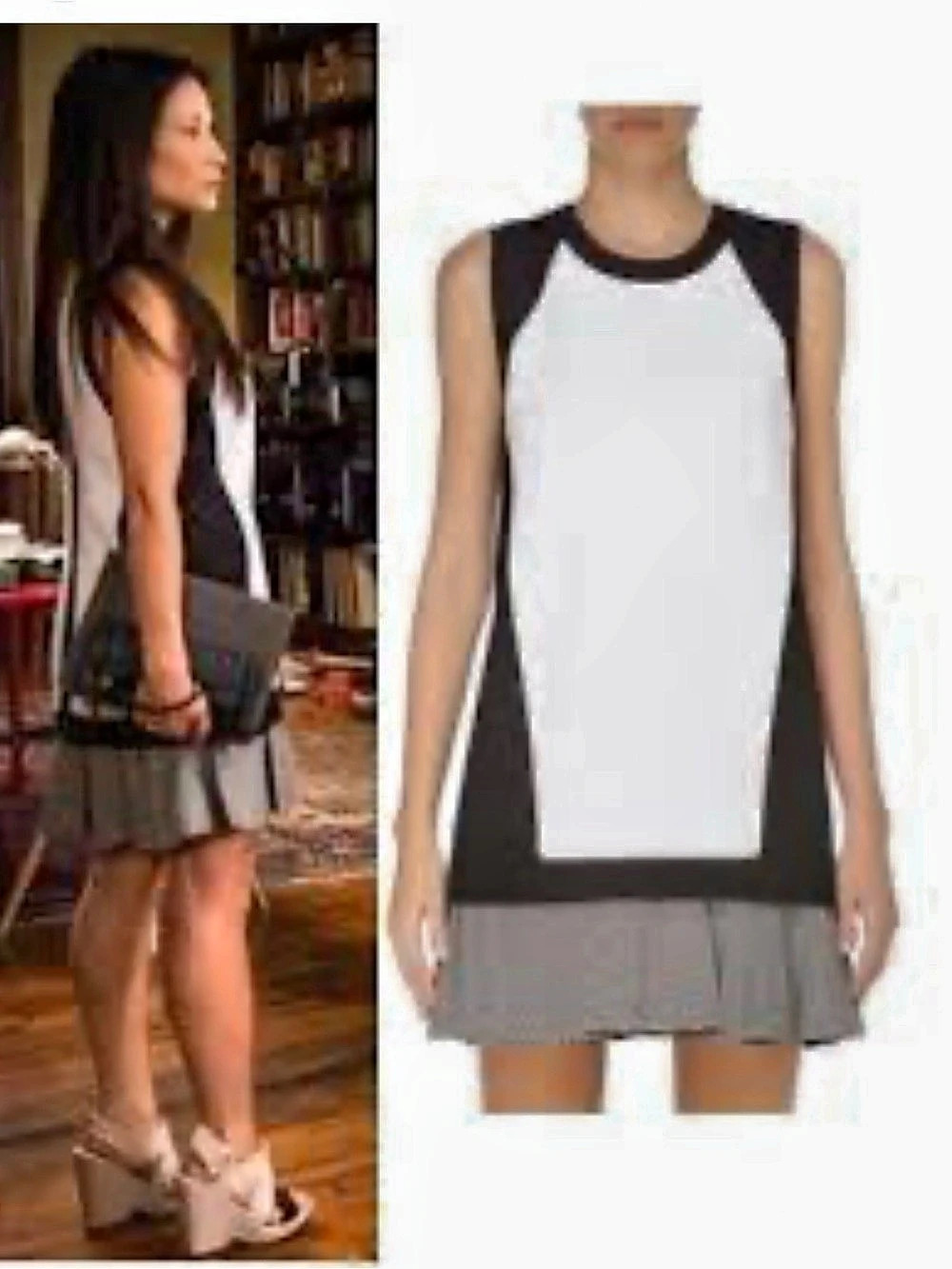Color Block Mini Dress Like New